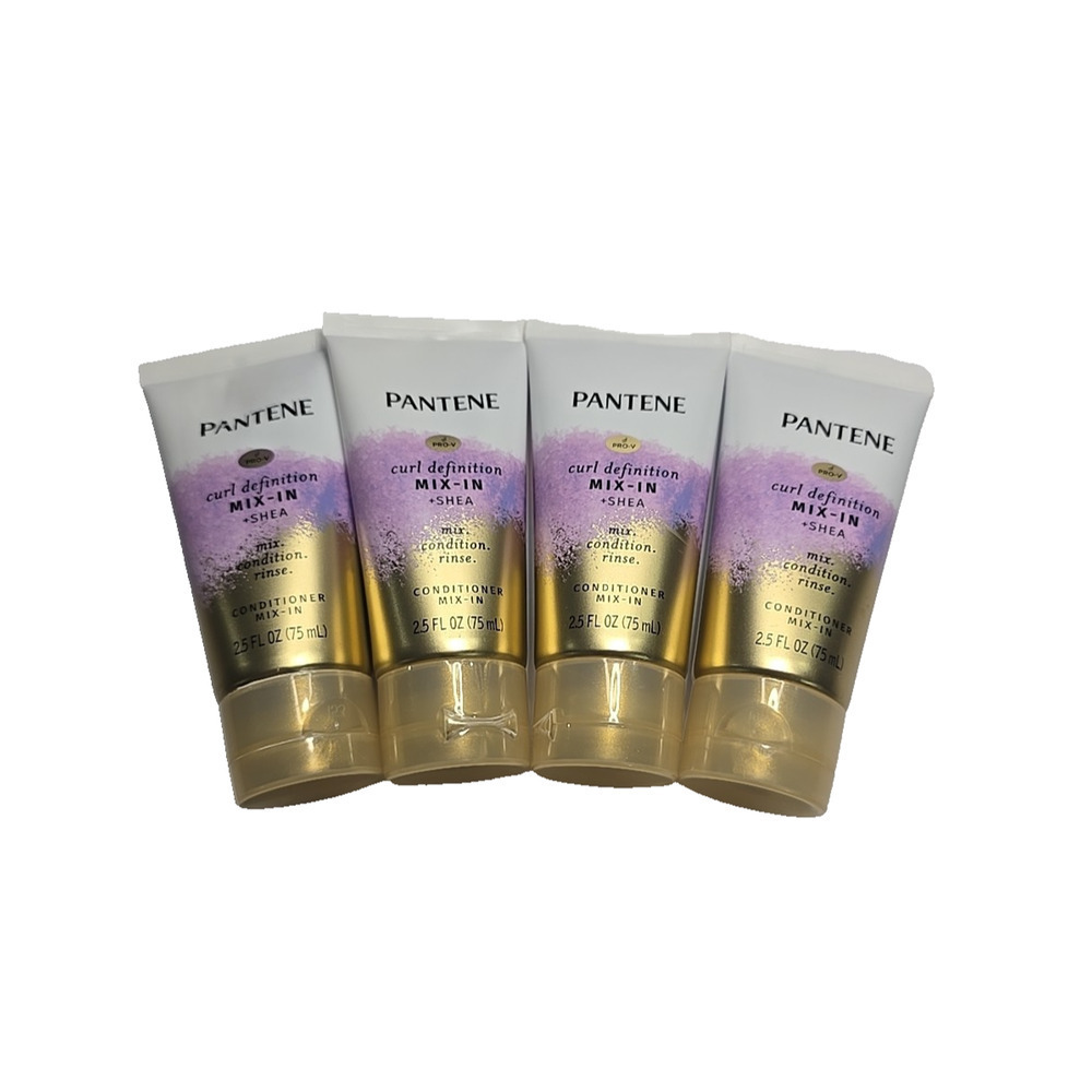 Pantene Pro-V Curl Definition Mix-In +Shea Conditioner Mix-In 2.5 oz. ea Lot 4